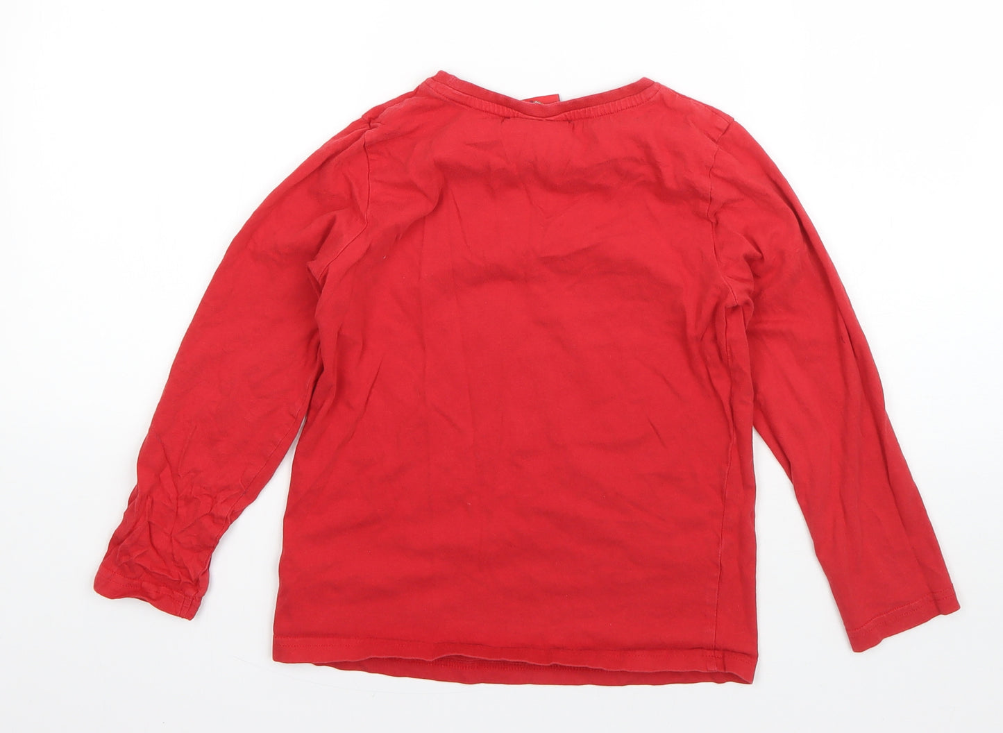 Arsenal Boys Red  Cotton Basic T-Shirt Size 8-9 Years Round Neck