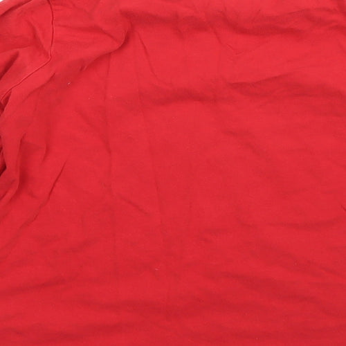 Arsenal Boys Red  Cotton Basic T-Shirt Size 8-9 Years Round Neck