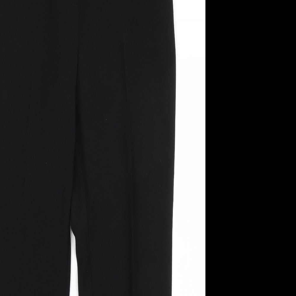 Dorothy Perkins Womens Black  Polyester Dress Pants Trousers Size 8 L28 in Regular