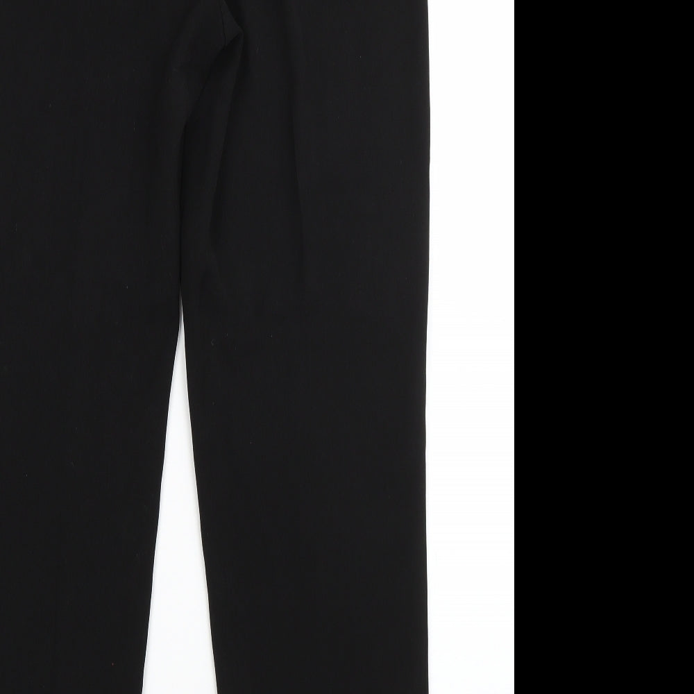 Dorothy Perkins Womens Black  Polyester Dress Pants Trousers Size 8 L28 in Regular