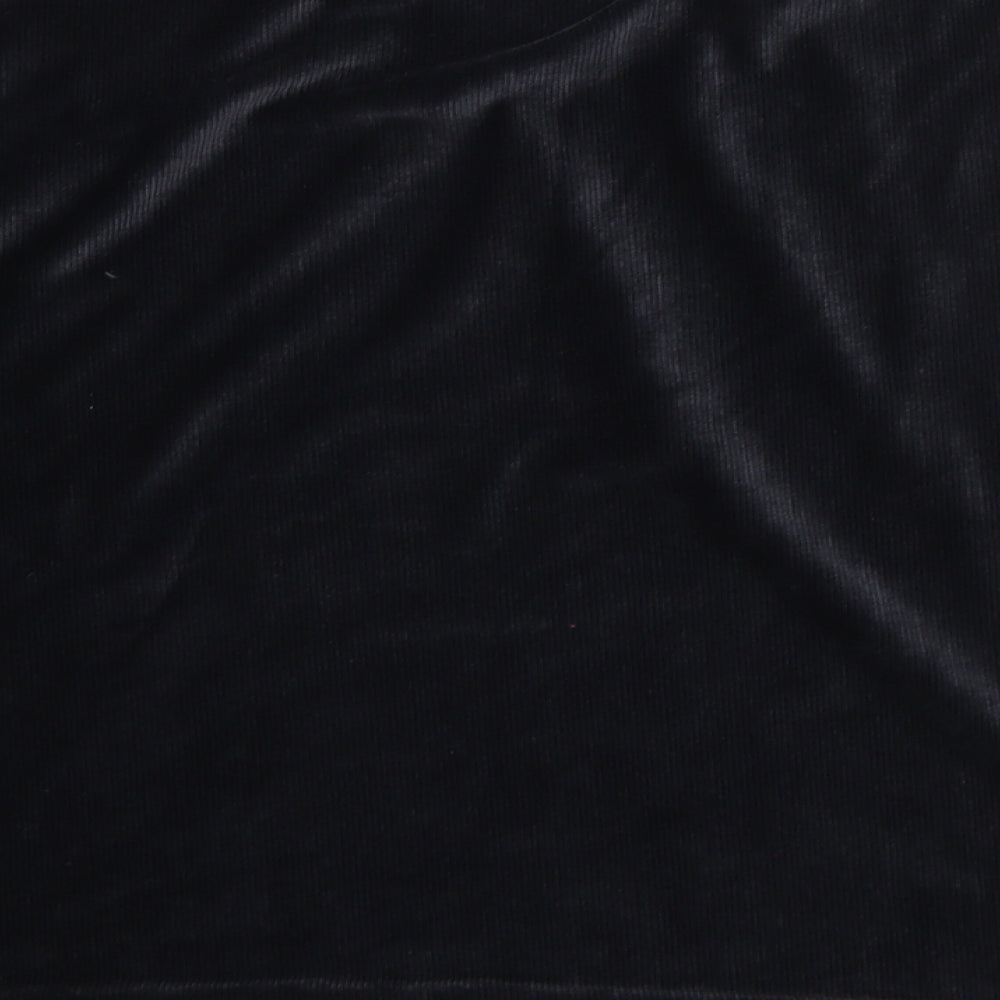 George Womens Black Round Neck  Polyester Pullover Jumper Size 22