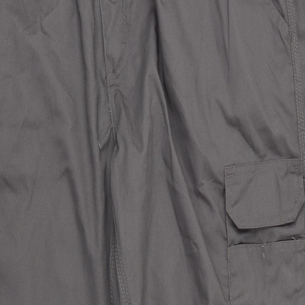 ORN Mens Grey  Polyester Cargo Trousers Size 44 in L32 in Regular Zip - Workwear Trousers