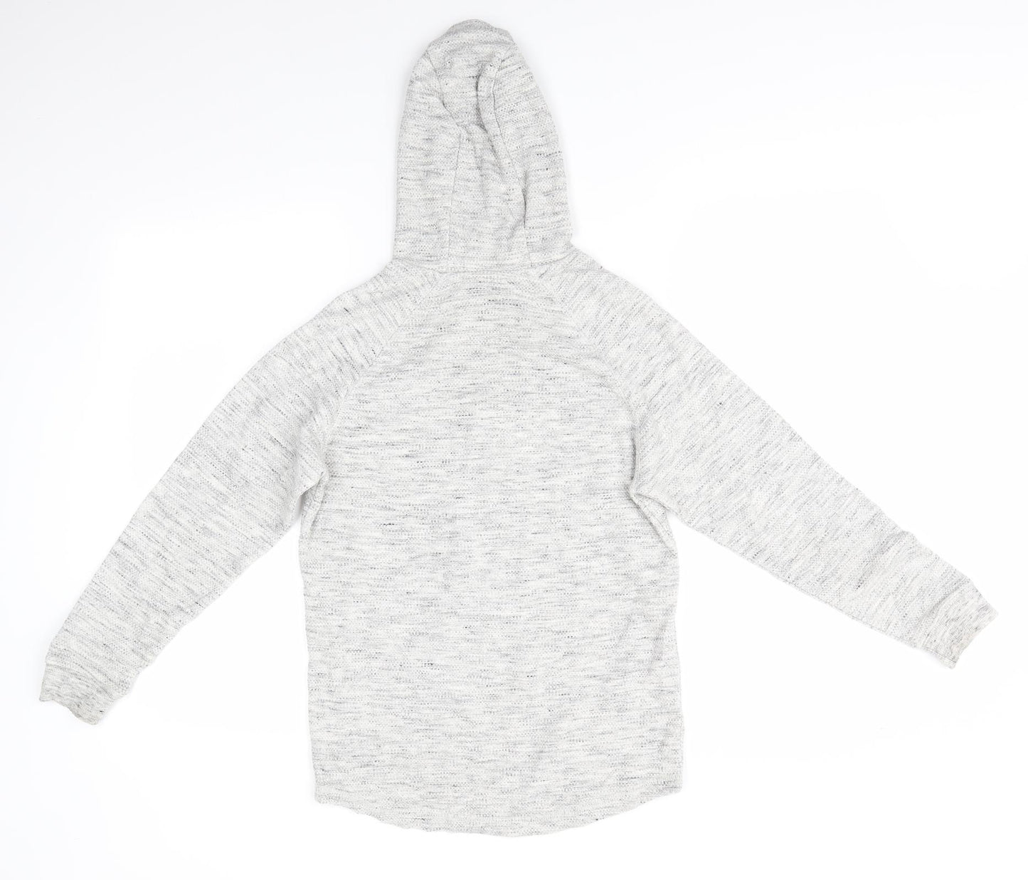 George Boys Grey  Cotton Pullover Hoodie Size 11-12 Years  Pullover - Grey mix Break The Rules