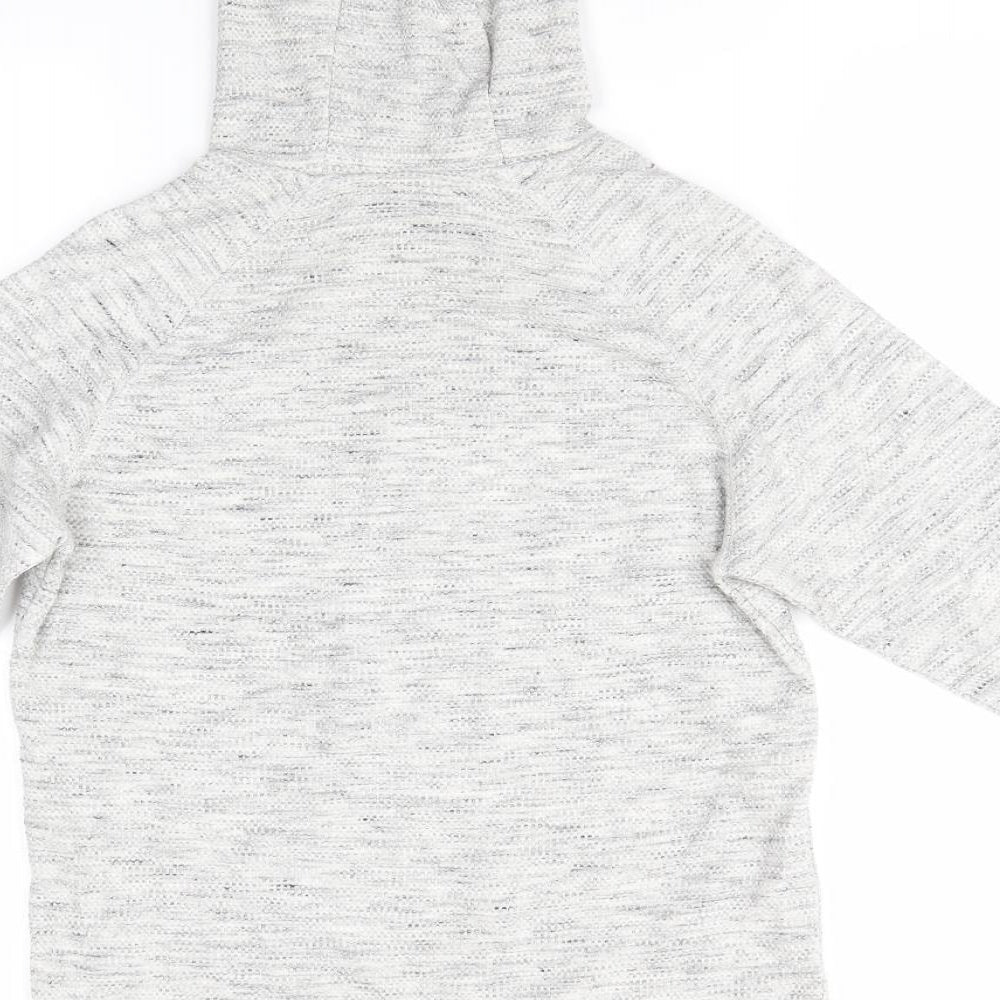 George Boys Grey  Cotton Pullover Hoodie Size 11-12 Years  Pullover - Grey mix Break The Rules