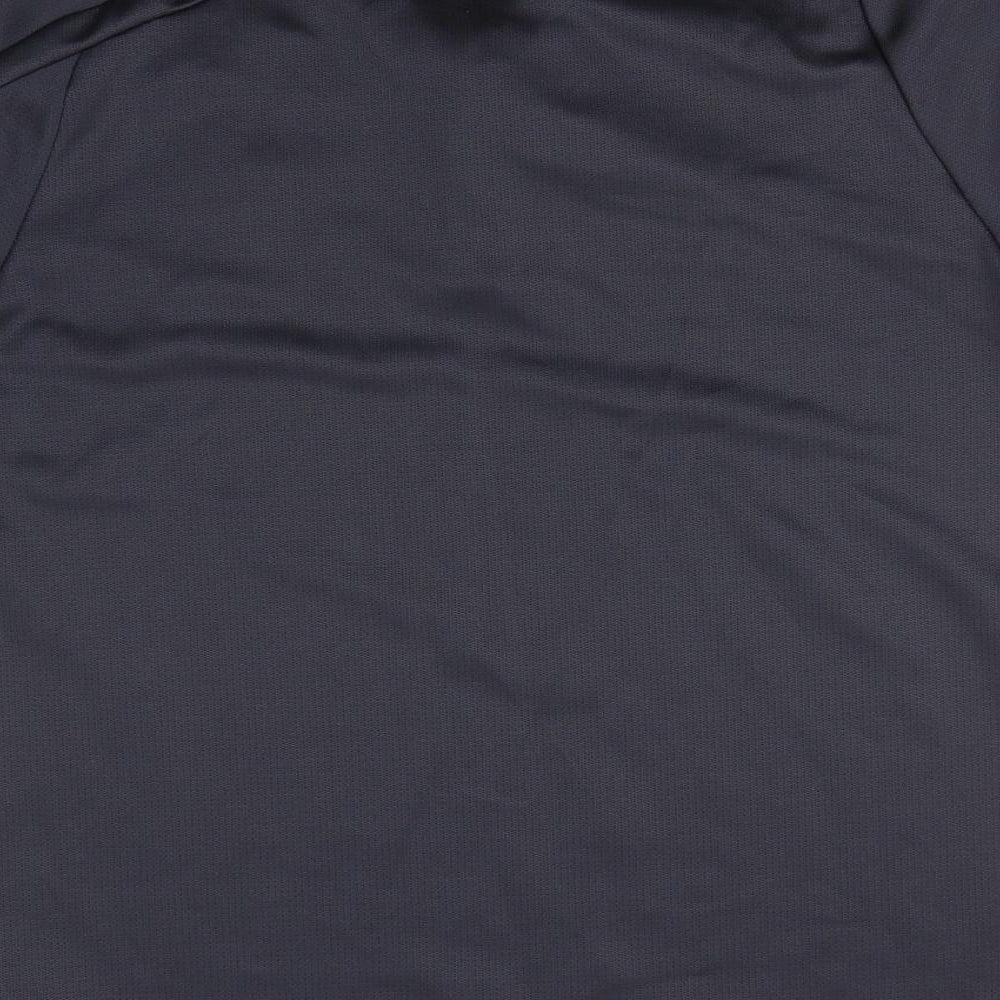 adidas Mens Grey  Polyester  Polo  Collared Button - Liverpool FC