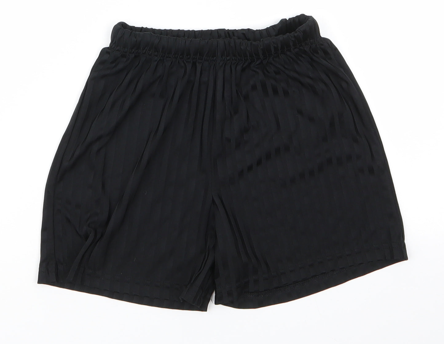 Matalan Boys Black Striped Polyester Utility Shorts Size 10 Years  Regular  - Same colour vertical pattern stripe