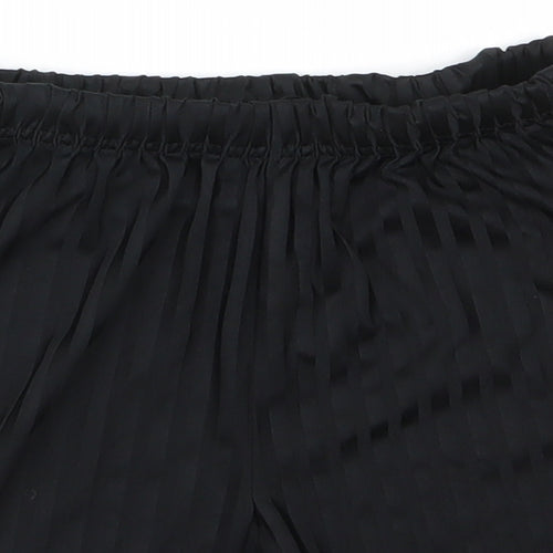 Matalan Boys Black Striped Polyester Utility Shorts Size 10 Years  Regular  - Same colour vertical pattern stripe
