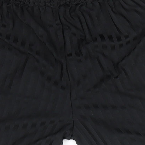 Matalan Boys Black Striped Polyester Utility Shorts Size 10 Years  Regular  - Same colour vertical pattern stripe