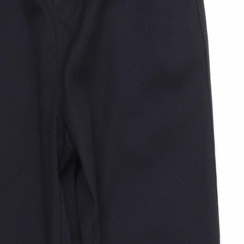 Matalan Boys Black  Polyester Dress Pants Trousers Size 10 Years  Regular  - School Trousers Back Elastication