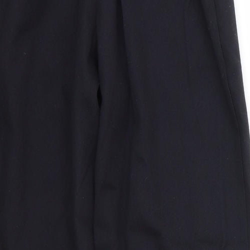 Matalan Boys Black  Polyester Dress Pants Trousers Size 10 Years  Regular  - School Trousers Back Elastication
