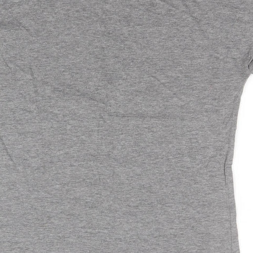 H&M Girls Grey  Cotton Basic T-Shirt Size 10-11 Years Round Neck  - One of a Kind, Unicorns