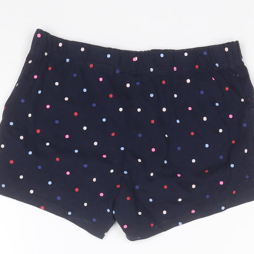 H&M Boys Blue Spotted Cotton Sweat Shorts Size 9-10 Years  Regular