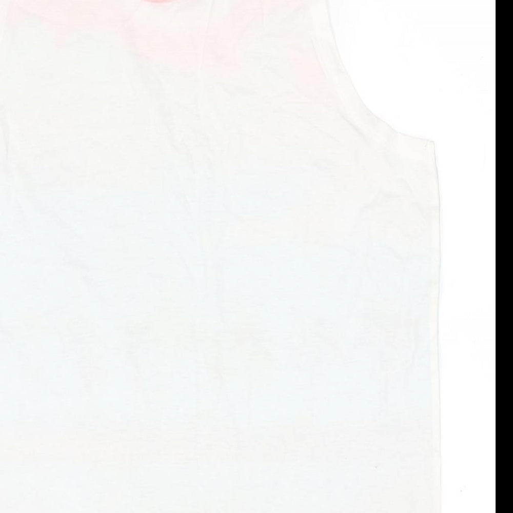 Blue Inc Womens Multicoloured  Polyester Basic Tank Size L Round Neck - Los Angeles