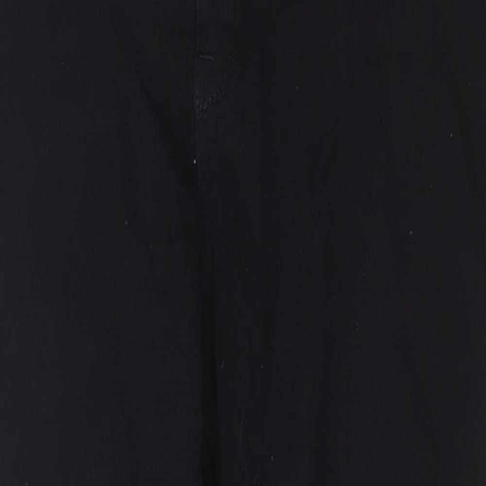 H&M Womens Black  Cotton Mom Jeans Size M L28 in Regular