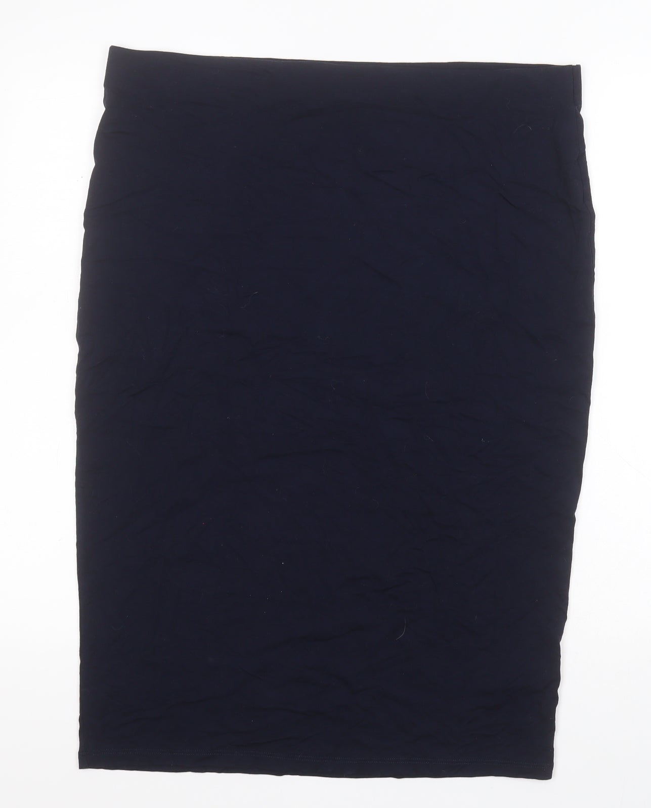 Dorothy Perkins Womens Blue  Viscose Straight & Pencil Skirt Size 18