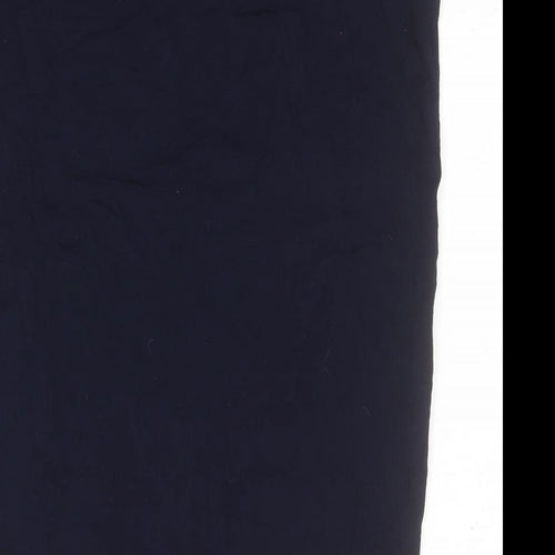Dorothy Perkins Womens Blue  Viscose Straight & Pencil Skirt Size 18