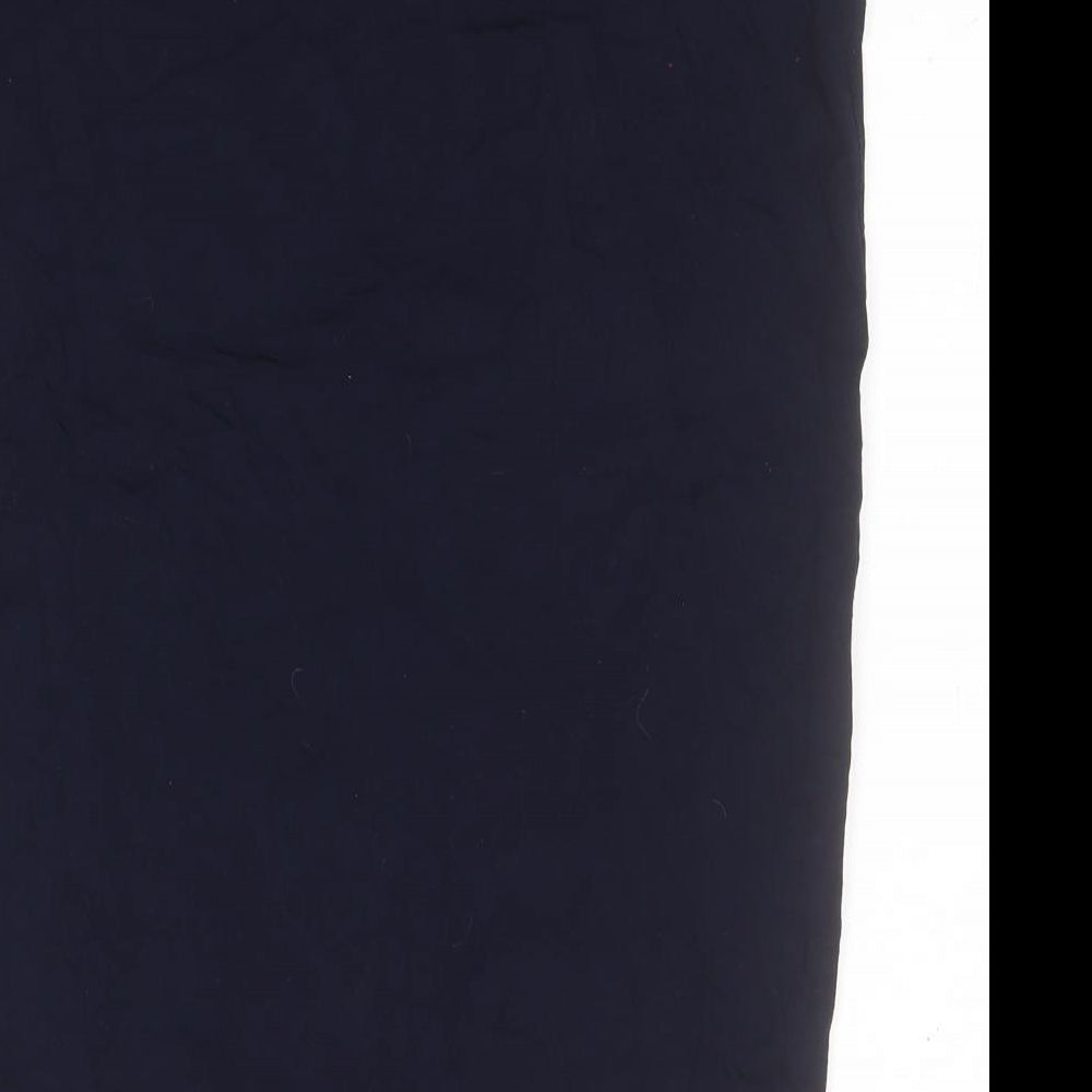 Dorothy Perkins Womens Blue  Viscose Straight & Pencil Skirt Size 18