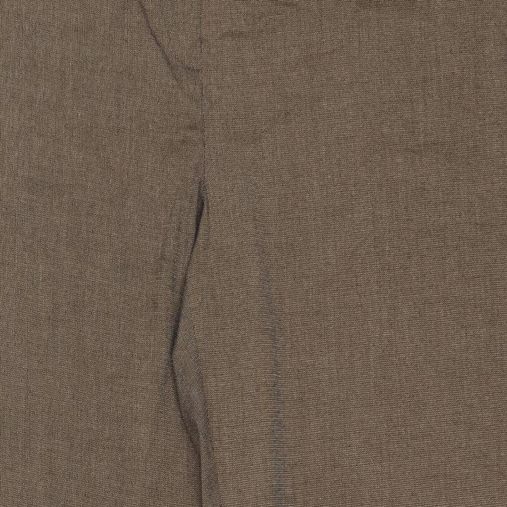 Autograph Womens Brown  Polyester Trousers  Size 18 L31 in Regular