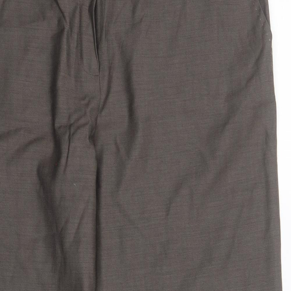 Autograph Womens Brown  Wool Trousers  Size 18 L30 in Regular
