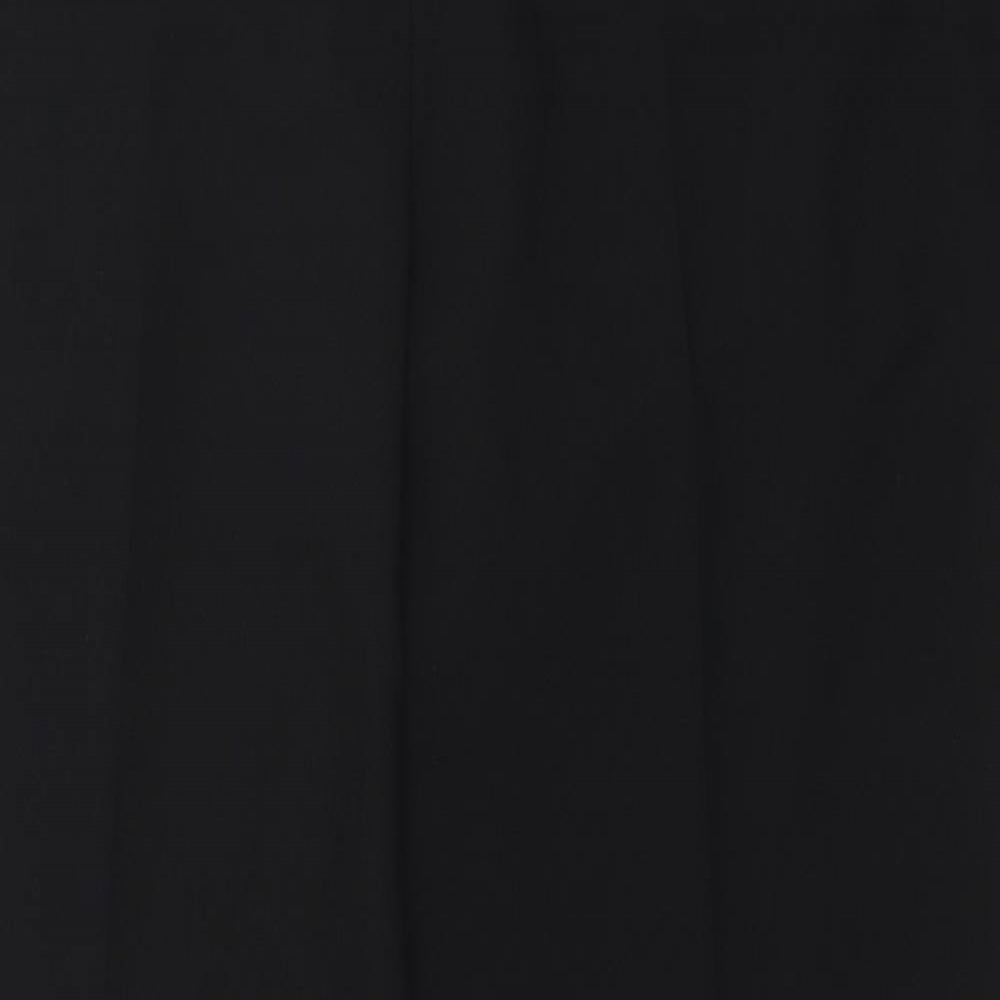 Marks and Spencer Womens Black  Polyester Trousers  Size 18 L32 in Regular