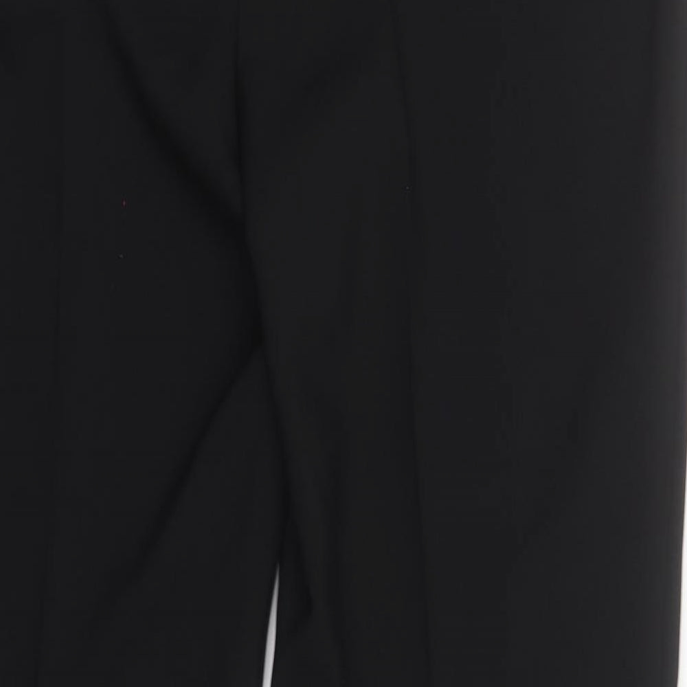 Marks and Spencer Womens Black  Polyester Trousers  Size 18 L32 in Regular