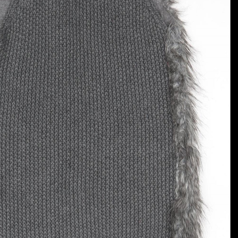 Young Dimension Girls Grey   Jacket Coatigan Size 10 Years