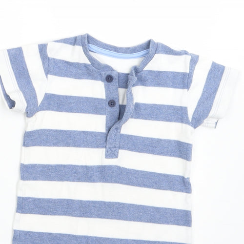 George Boys Multicoloured Striped Cotton Romper One-Piece Size 9-12 Months