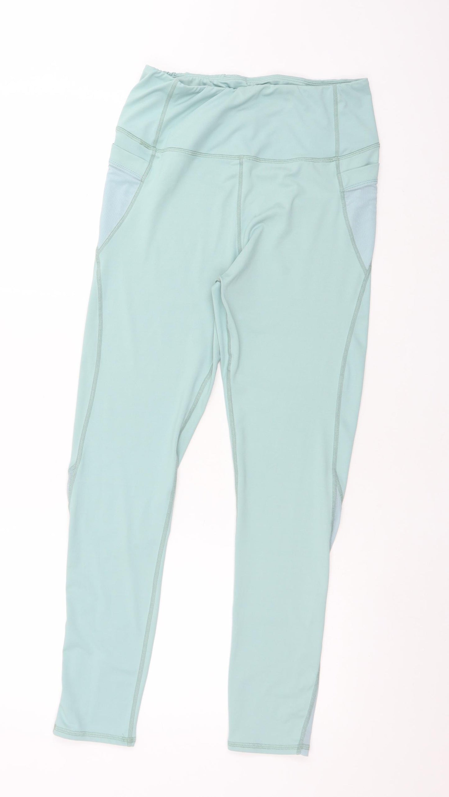 PRETTYLITTLETHING Womens Green    Leggings Size M L26 in
