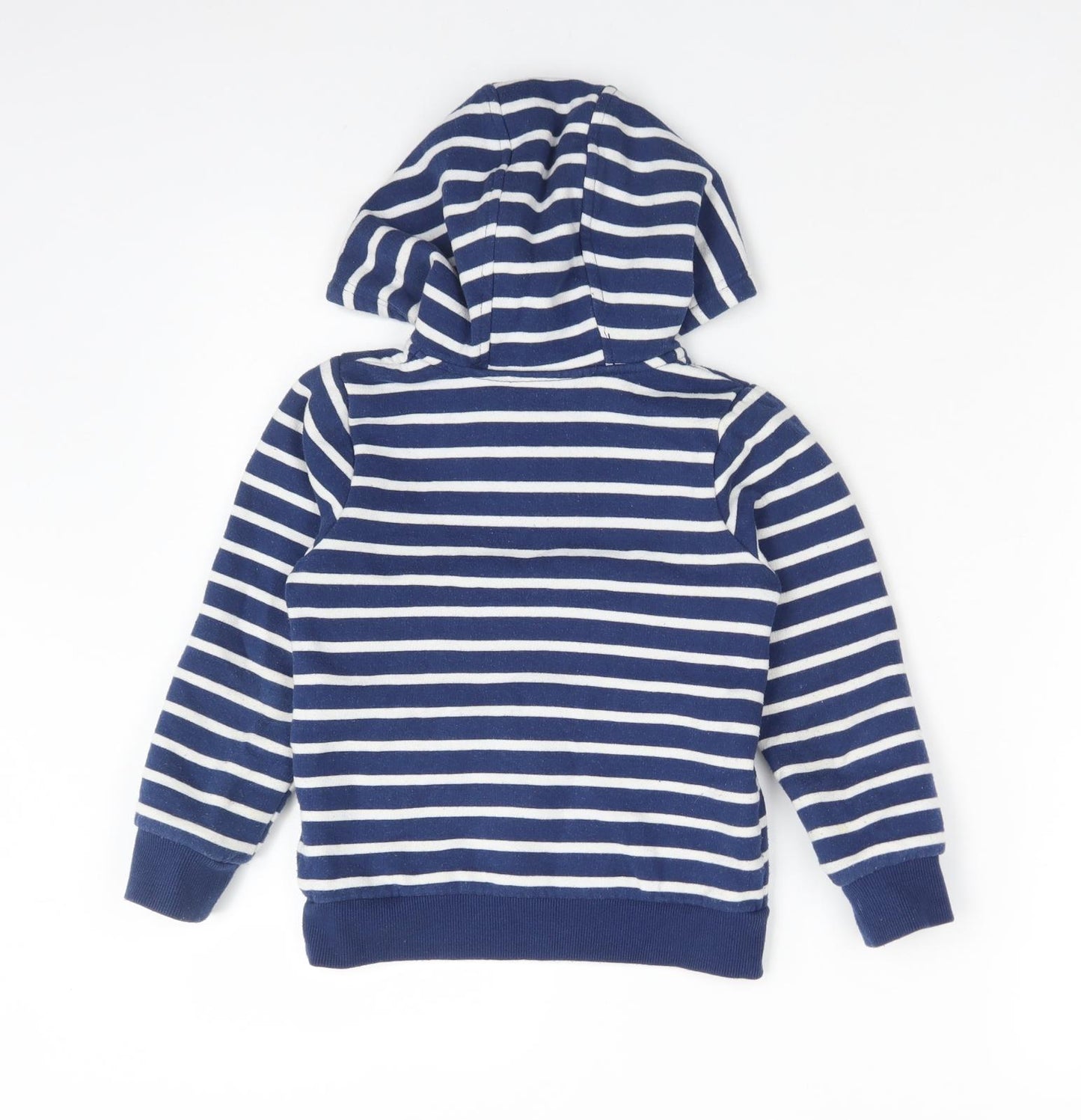 Mountain Warehouse Boys Multicoloured Striped Cotton Pullover Hoodie Size 5-6 Years