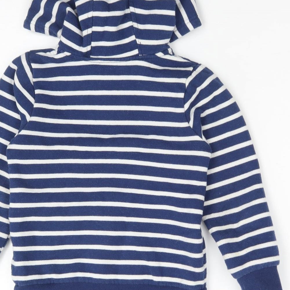 Mountain Warehouse Boys Multicoloured Striped Cotton Pullover Hoodie Size 5-6 Years