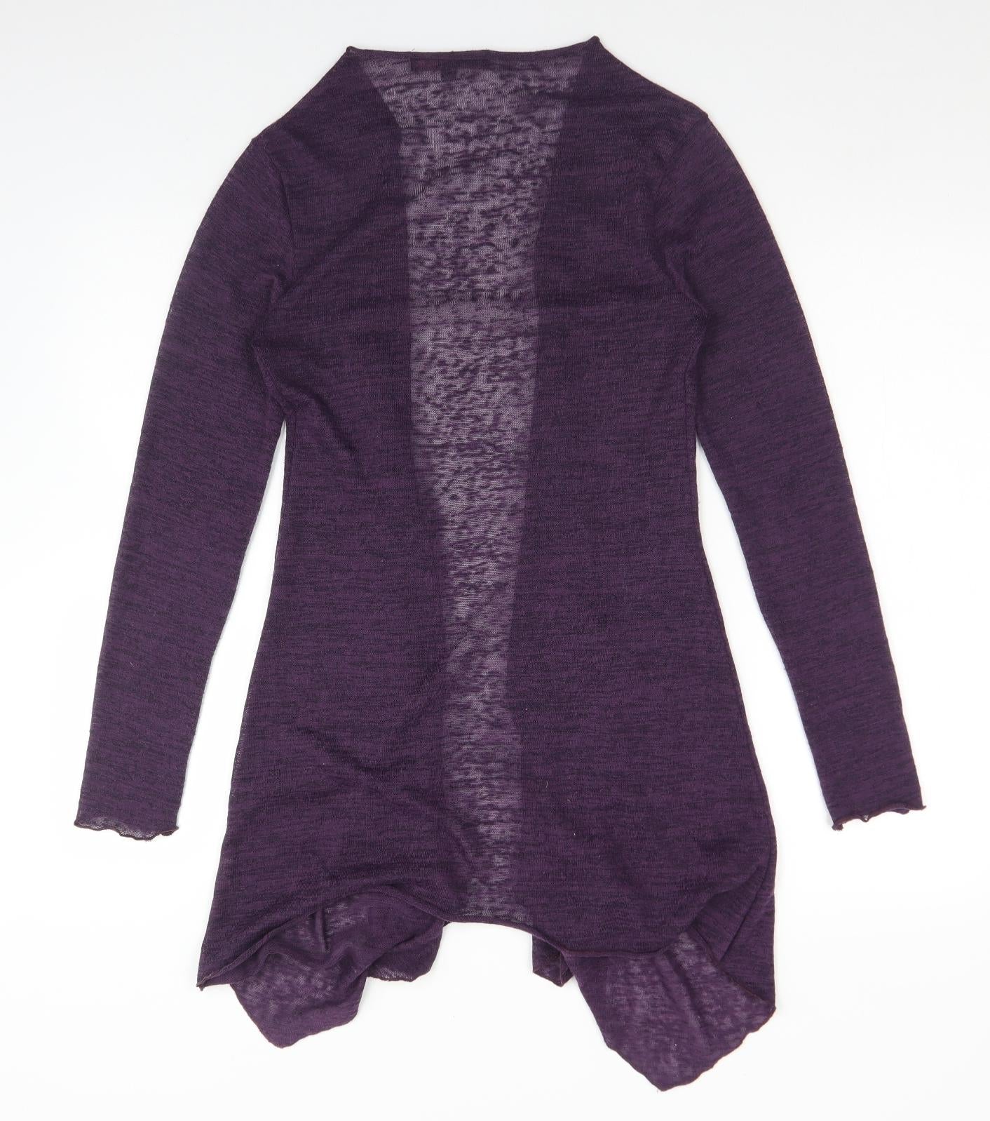 Miso Womens Purple    Cardigan Jumper Size 8