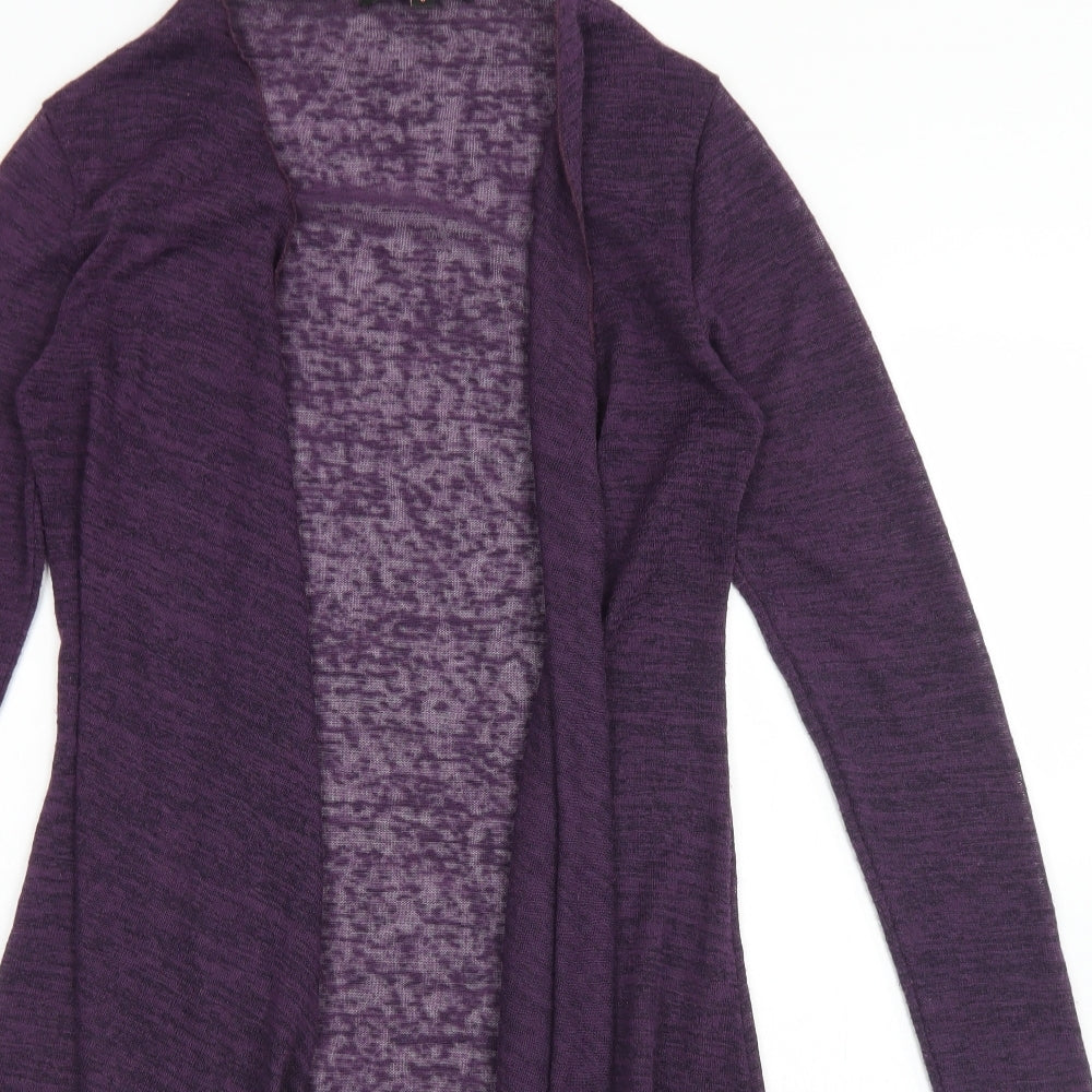 Miso Womens Purple    Cardigan Jumper Size 8