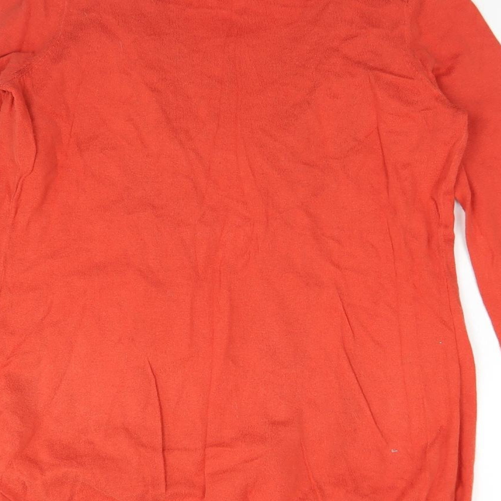 NEXT Womens Multicoloured Geometric Cotton Basic T-Shirt Size 10 Round Neck