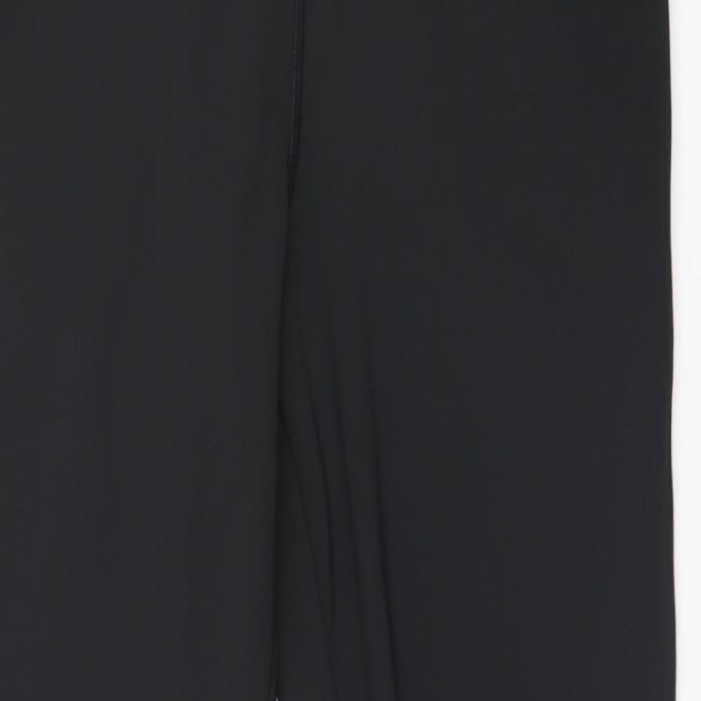 F&F Womens Black  Polyester  Leggings Size 14 L26 in