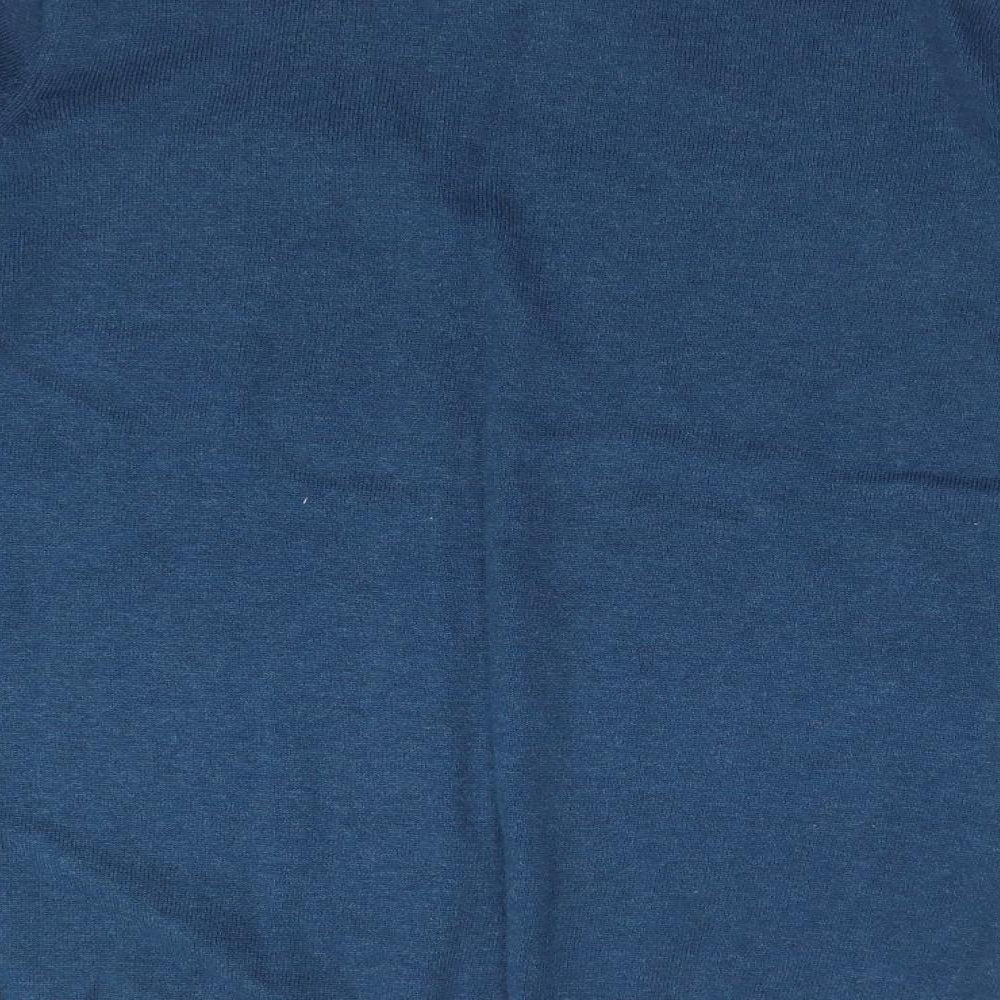 Regatta Womens Blue Boat Neck  Cotton Pullover Jumper Size 14