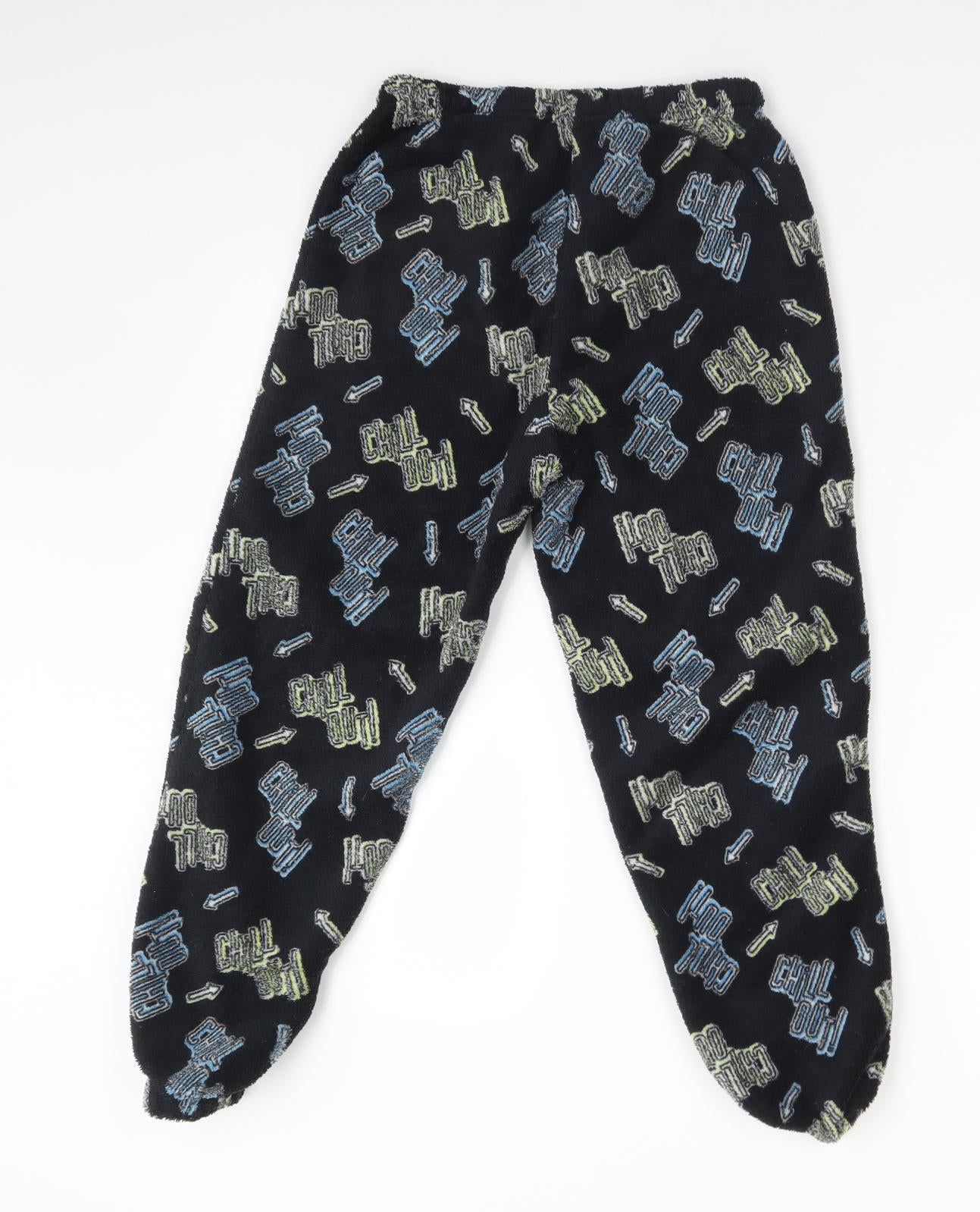 CHILL OUT Boys Multicoloured Solid Polyester  Pyjama Pants Size 10-11 Years   - CHILL OUT