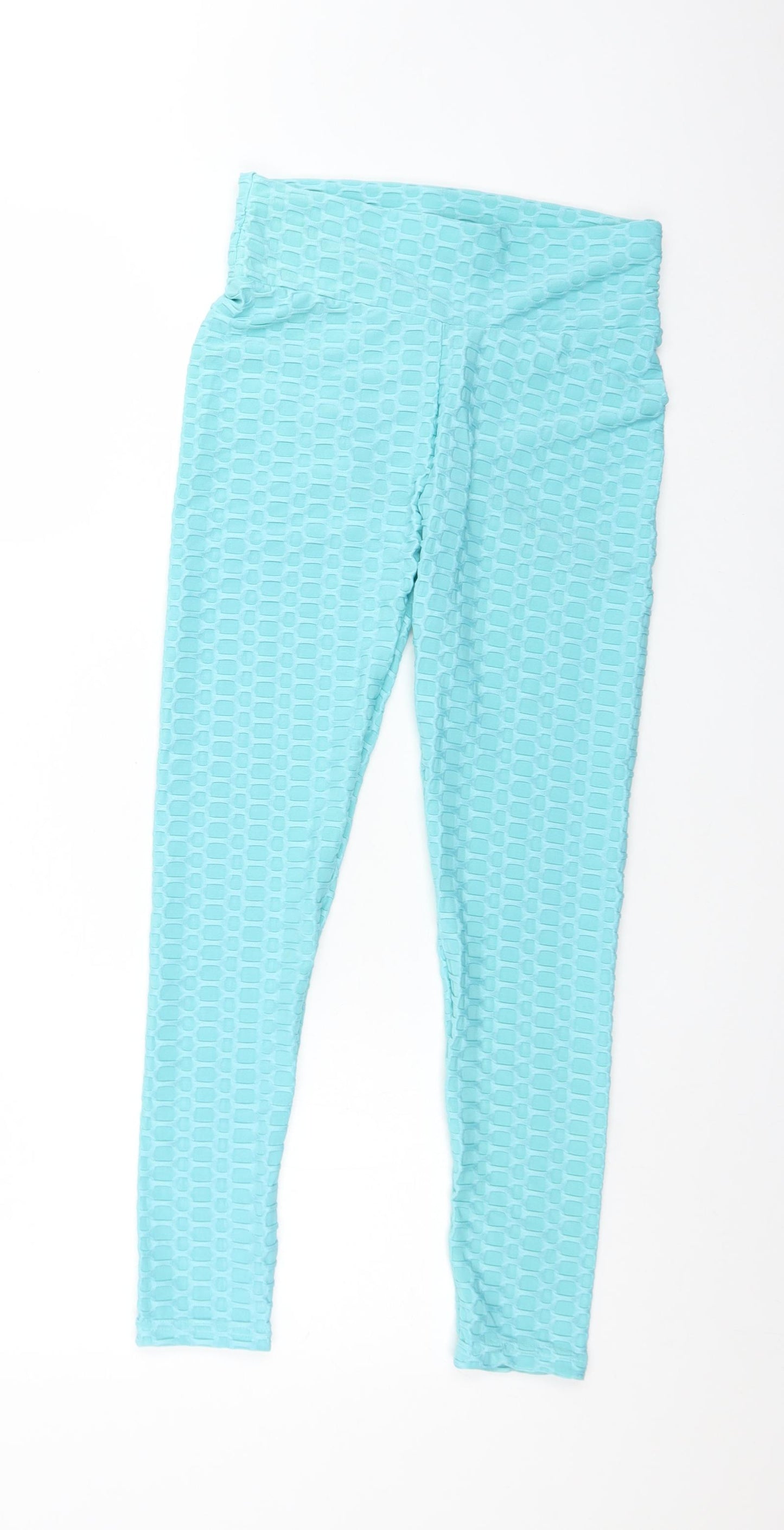 OVAHIA Womens Blue  Polyester  Leggings Size M L26 in