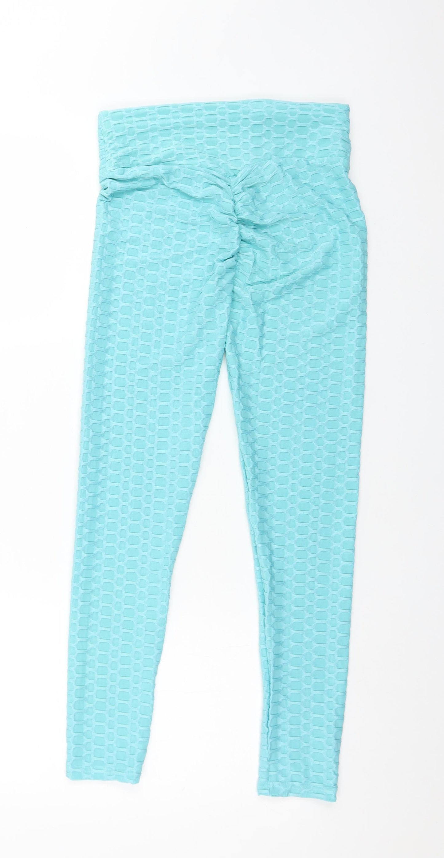 OVAHIA Womens Blue  Polyester  Leggings Size M L26 in