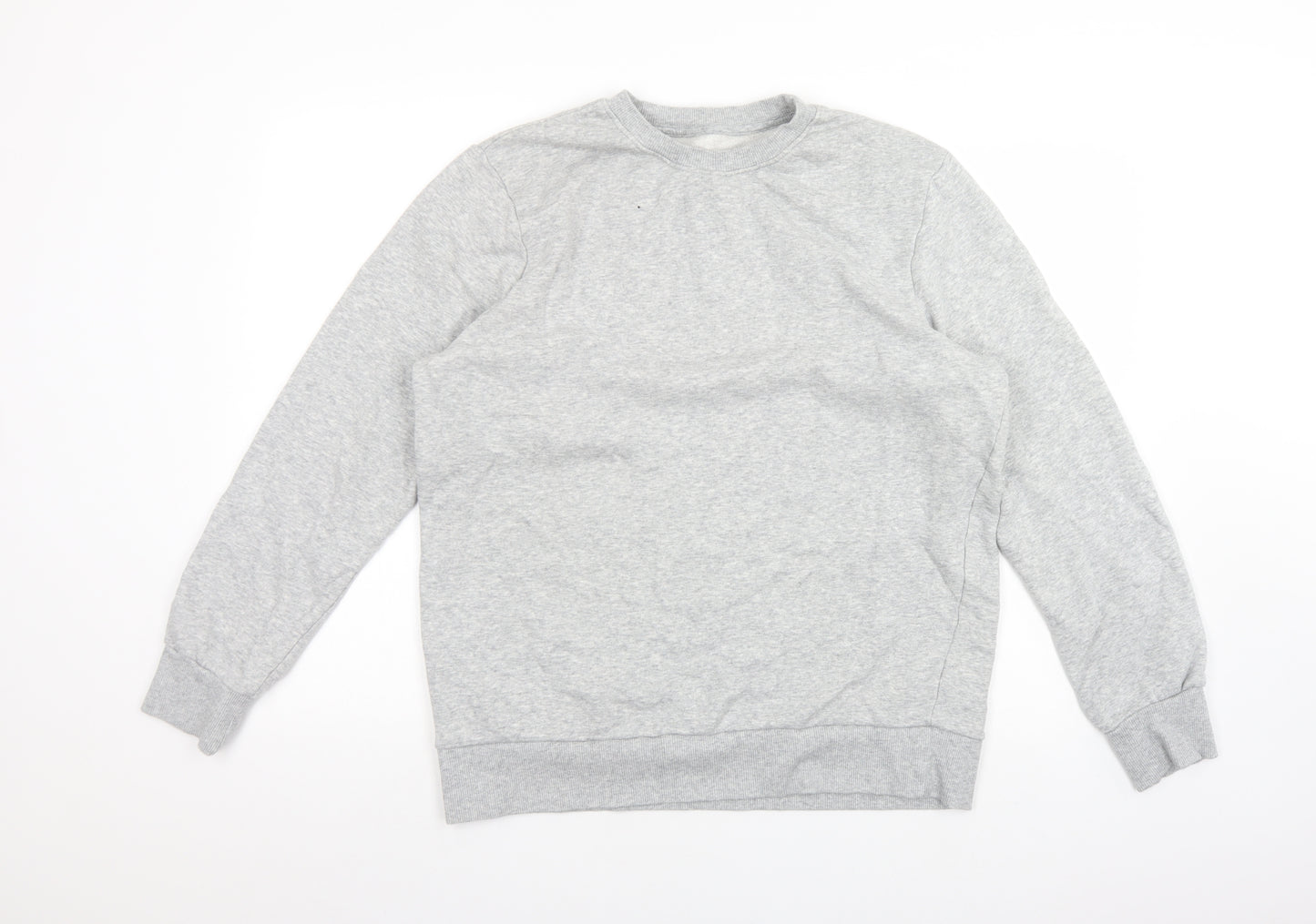 F&F Womens Grey  Cotton Pullover Sweatshirt Size L