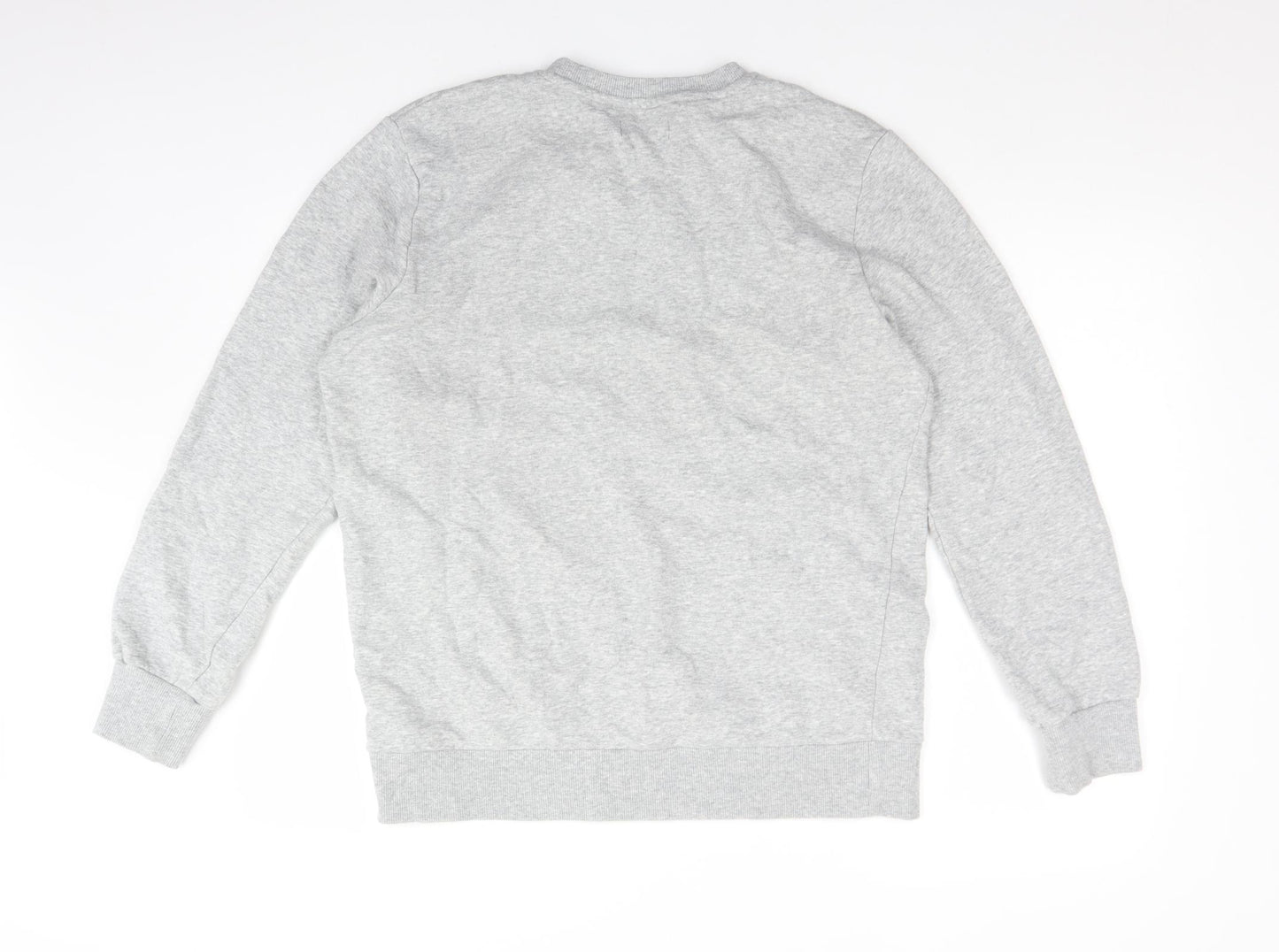 F&F Womens Grey  Cotton Pullover Sweatshirt Size L