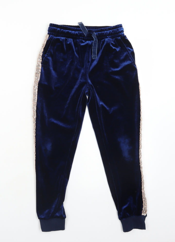 Very Girls Blue  Polyester Jogger Trousers Size 9 Months  Regular