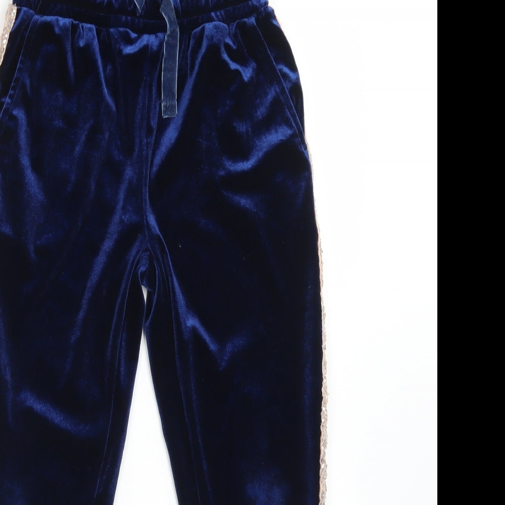 Very Girls Blue  Polyester Jogger Trousers Size 9 Months  Regular