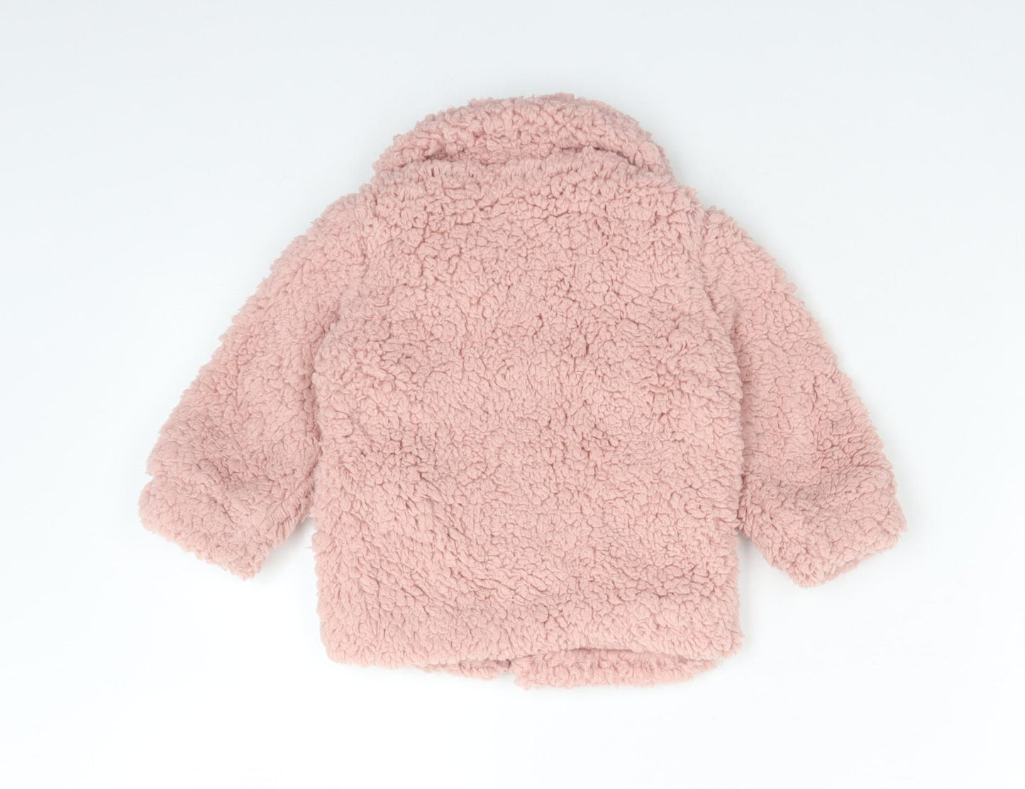 H&M Girls Pink   Jacket Coat Size 9-12 Months