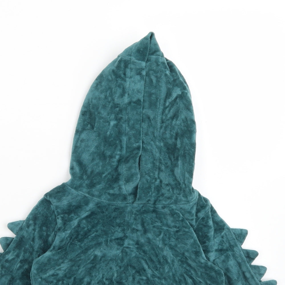 George Boys Green  Cotton Pullover Hoodie Size 2-3 Years
