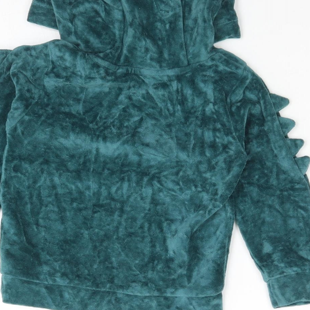 George Boys Green  Cotton Pullover Hoodie Size 2-3 Years