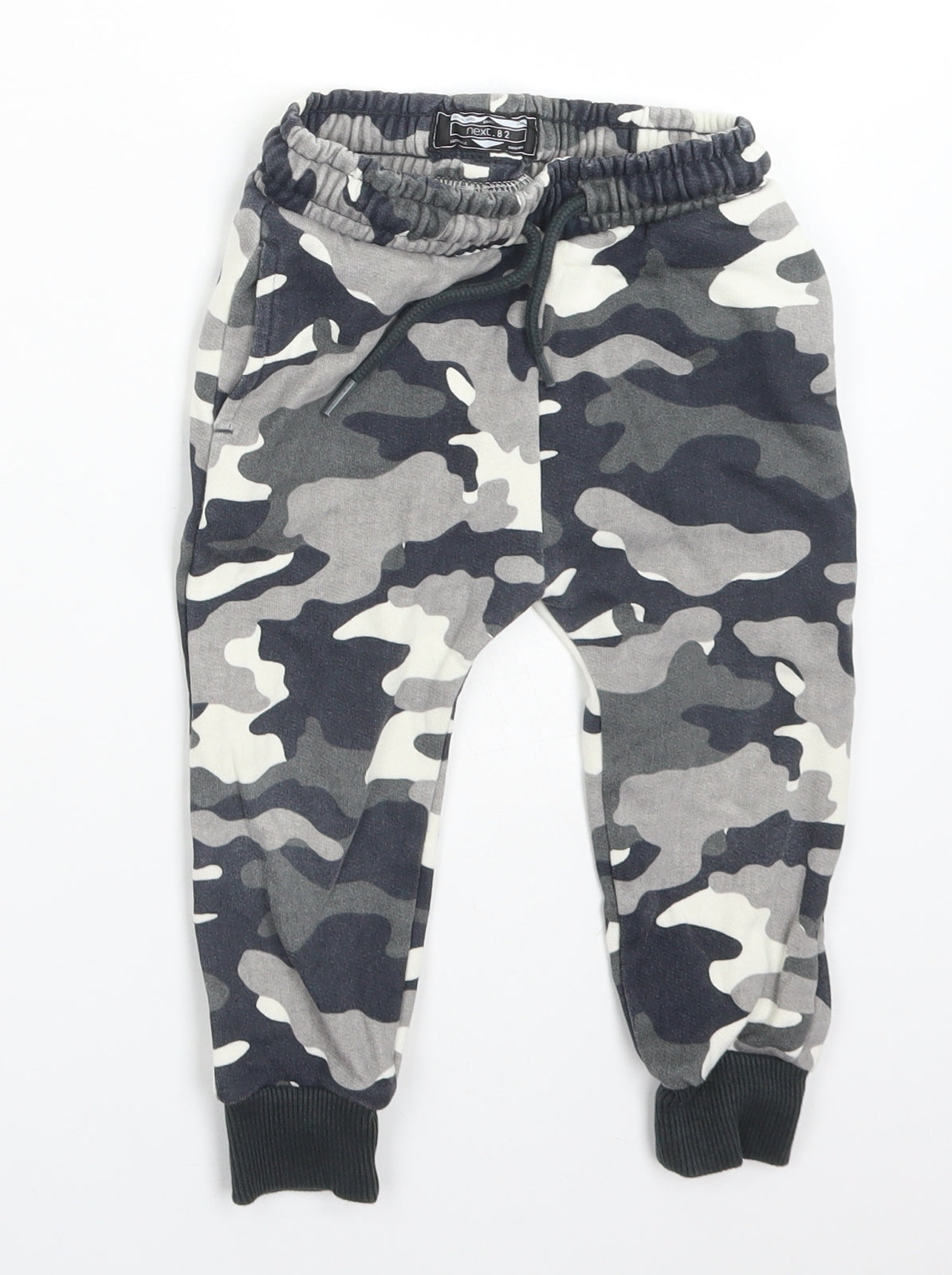 NEXT Boys Multicoloured Camouflage Cotton Jogger Trousers Size 2-3 Years  Regular