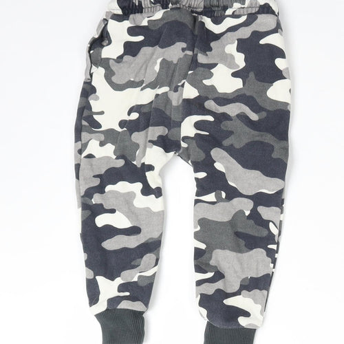NEXT Boys Multicoloured Camouflage Cotton Jogger Trousers Size 2-3 Years  Regular