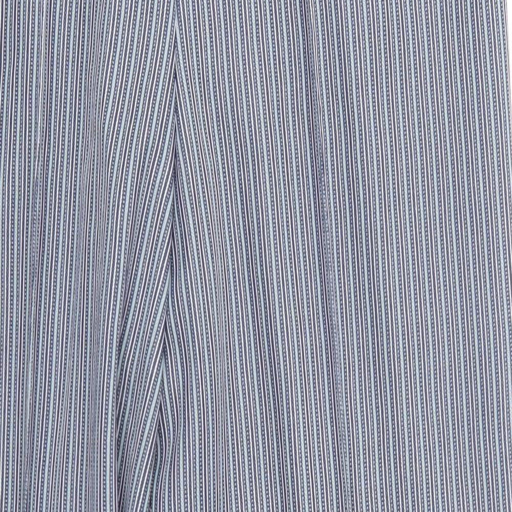 M&S Womens Blue  Polyester Dress Pants Trousers Size 20 L29 in Regular