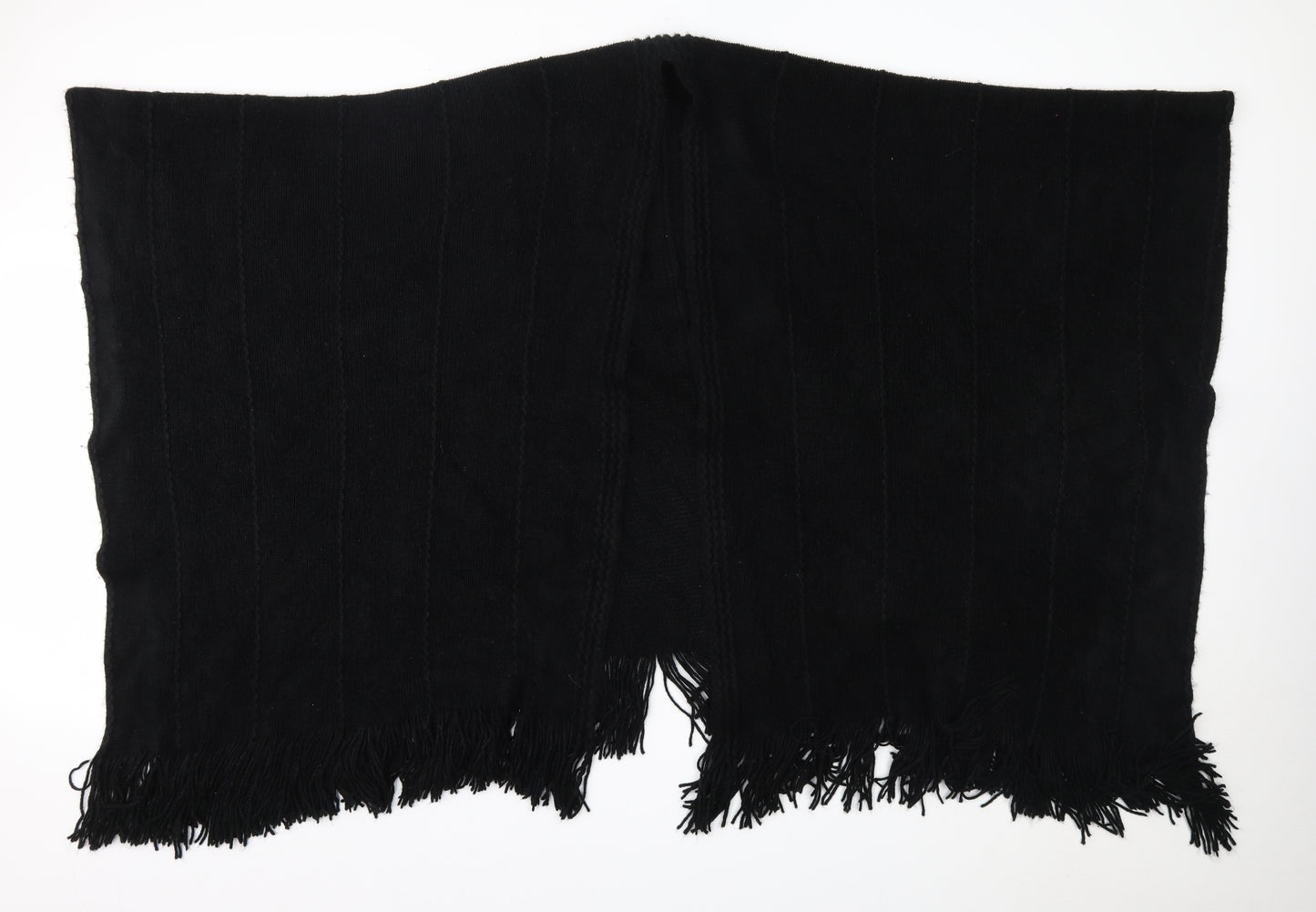 Debenhams Unisex Black  Acrylic  Shawl/Wrap