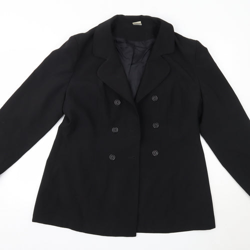 Preworn Womens Black   Jacket  Size 18